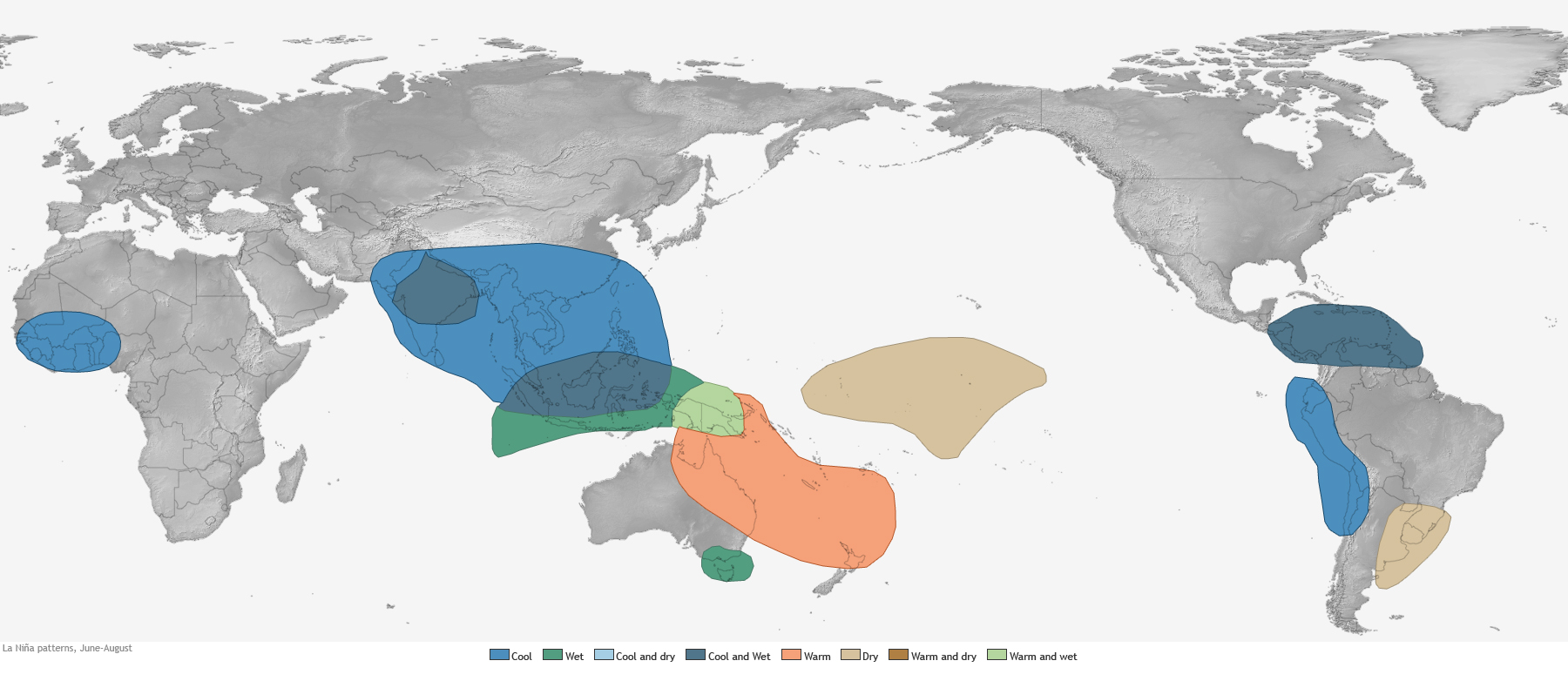 La Niña pattern – June-August – NOAA.gov - https://www.climate.gov/media/13627 