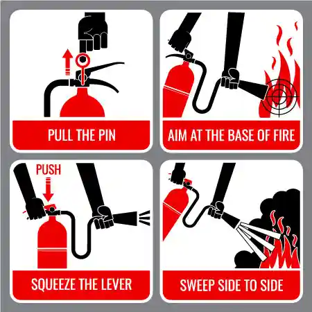 how to use a fire extinguisher